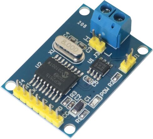 2PCS MCP2515 CAN Bus Module TJA1050 Receiver SPI Protocol 51 Microcontroller Program Example for Embedded Communications Teaching in Saudi Arabia