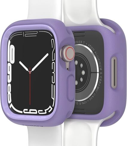 OtterBox - Apple Watch Series 7/8/9, 41mm Exo Edge Bumper Case - Protective Case for Smartwatch, Sleek & Precision Fit (Reset Purple) in Saudi Arabia