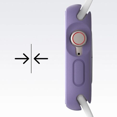 OtterBox - Apple Watch Series 7/8/9, 41mm Exo Edge Bumper Case - Protective Case for Smartwatch, Sleek & Precision Fit (Reset Purple) in Saudi Arabia
