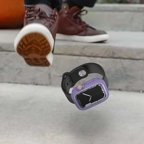 OtterBox - Apple Watch Series 7/8/9, 41mm Exo Edge Bumper Case - Protective Case for Smartwatch, Sleek & Precision Fit (Reset Purple) in Saudi Arabia