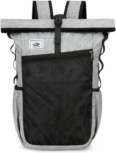 Multifunctional Sports Backpack – Lightweight Foldable Hiking Equipment, Waterproof Camping Backpack in Stylish Grey for Outdoor Adventures (260g) in Saudi Arabia