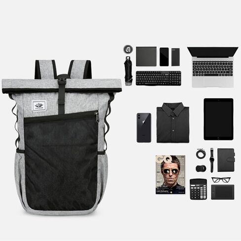 Multifunctional Sports Backpack – Lightweight Foldable Hiking Equipment, Waterproof Camping Backpack in Stylish Grey for Outdoor Adventures (260g) in Saudi Arabia