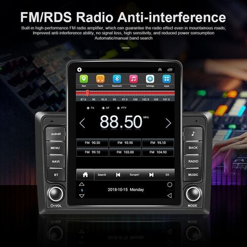 Android 14 Double Din Car Stereo ترقية راديو لسيارة شيفروليه أفالانش 2007-2013، 9.7 بوصة شاشة لمس لاسلكية Carplay Android Auto GPS WiFi Bluetooth RDS DSP SWC Mirrorlink Mic كاميرا احتياطية in Saudi Arabia