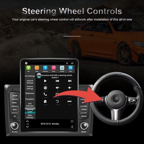 Android 14 Double Din Car Stereo ترقية راديو لسيارة شيفروليه أفالانش 2007-2013، 9.7 بوصة شاشة لمس لاسلكية Carplay Android Auto GPS WiFi Bluetooth RDS DSP SWC Mirrorlink Mic كاميرا احتياطية in Saudi Arabia