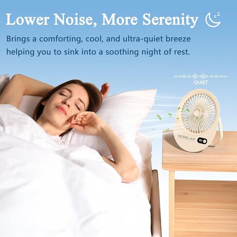 Jancane USB Desk Fan,3 IN 1 Rechargeable Small Portable Fan,180° Folding 6 Speeds Strong Wind Mini Personal Desktop Fan, Table Fans for Office/Bedroom, Gifts for Women/Men/girls (Green) in Saudi Arabia