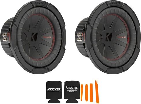KICKER 8 Inch Comp R Woofer Includes Two 48CWR82 Virtual 2 ohm Package in Saudi Arabia