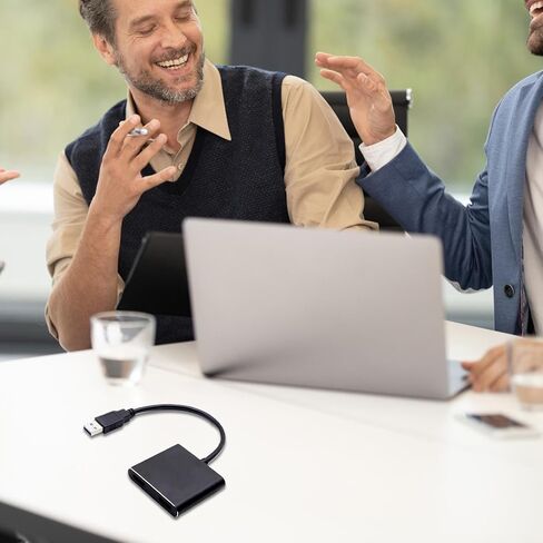 محول USB إلى HD - محول عرض USB - ناقل إشارة موصل التوصيل والتشغيل 1920X1080 للمنزل المكتبي والكمبيوتر المحمول والكمبيوتر المحمول in Kuwait