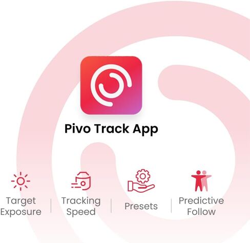 حامل هاتف Pivo Equestrian Pod مستقل للتتبع التلقائي، متتبع الوجه والجسم والحصان، دوران 360 درجة، 6 سرعات، حامل لتسجيل الفيديو (أزرق) in Kuwait