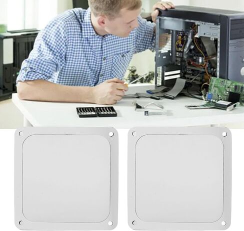 فلتر غبار PC 120 مم، مروحة إطار مغناطيسي، شبكة غبار، فلتر تبريد PC، مقاوم للغبار، شوايات مروحة الكمبيوتر (نايلون، 5 قطع، أسود) (أسود) in Kuwait