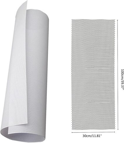 1PC PVC Fan Filter PC for Case Cuttable Computer Cover 30x100cm White in Saudi Arabia