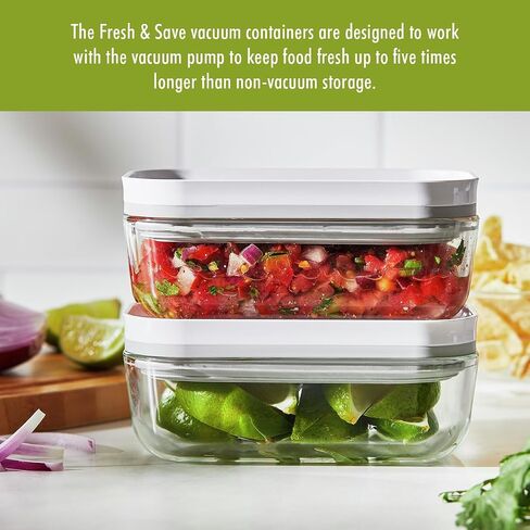 ZWILLING Fresh & Save 30-Piece Small Vacuum Sealer Bags, 1/2 Gallon Reusable Snack Bags, Meal Prep in Kuwait