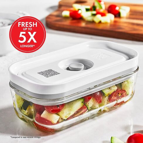 ZWILLING Fresh & Save 30-Piece Small Vacuum Sealer Bags, 1/2 Gallon Reusable Snack Bags, Meal Prep in Kuwait