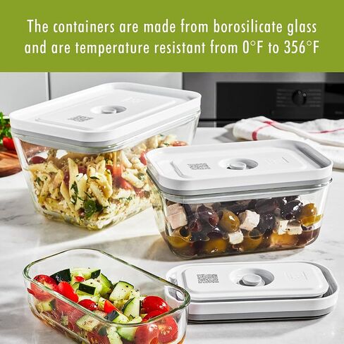 ZWILLING Fresh & Save 30-Piece Small Vacuum Sealer Bags, 1/2 Gallon Reusable Snack Bags, Meal Prep in Kuwait