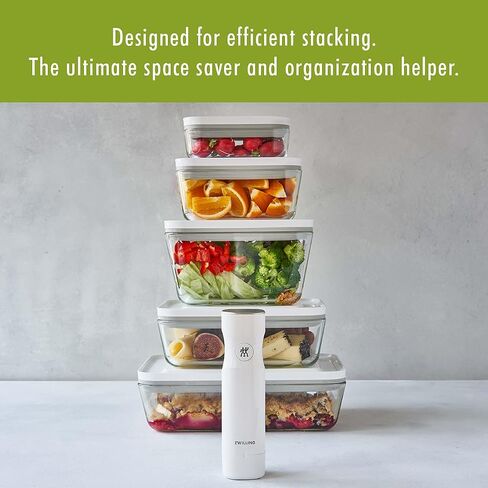 ZWILLING Fresh & Save 30-Piece Small Vacuum Sealer Bags, 1/2 Gallon Reusable Snack Bags, Meal Prep in Kuwait