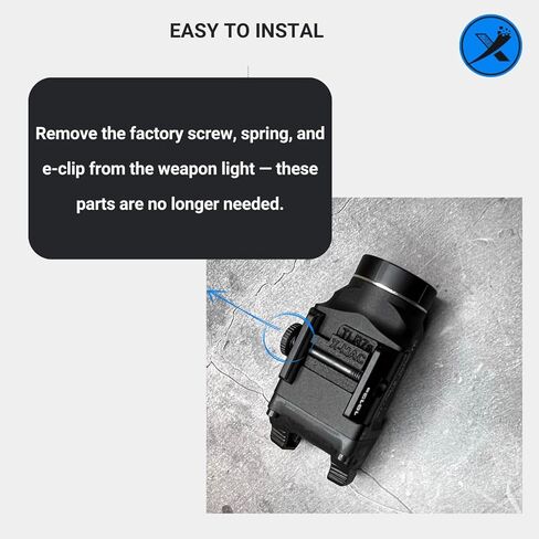 طقم براغي لـ StreamLight TLR-7، 7A، 7 SUB، 8، 8 SUB G، 9، 10، RM، وVIR II (برغي واحد رقم 4-40 و5 غسالات ملونة) in Kuwait
