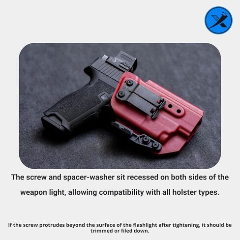 طقم براغي لـ StreamLight TLR-7، 7A، 7 SUB، 8، 8 SUB G، 9، 10، RM، وVIR II (برغي واحد رقم 4-40 و5 غسالات ملونة) in Kuwait