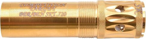 Carlsons Choke Tubes 12 Gauge for Beretta Benelli Mobil | Stainless Steel | Gold Competition Target Ported Sporting Clays Choke Tube | Made in USA in Saudi Arabia