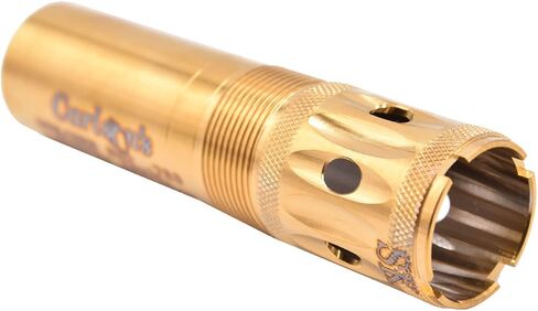 Carlsons Choke Tubes 12 Gauge for Beretta Benelli Mobil | Stainless Steel | Gold Competition Target Ported Sporting Clays Choke Tube | Made in USA in Saudi Arabia