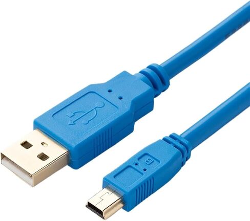 كابل برمجة USB-Q مناسب لسلسلة Q USB-Q06UDEH Q03UDE كابل تنزيل USB إلى منفذ صغير (USB-Q (أزرق)، 2 متر) in Kuwait