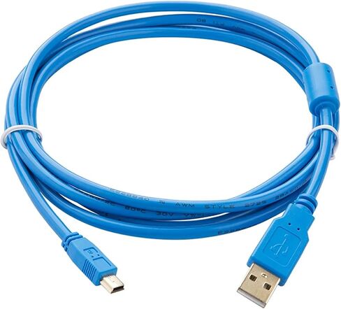 كابل برمجة USB-Q مناسب لسلسلة Q USB-Q06UDEH Q03UDE كابل تنزيل USB إلى منفذ صغير (USB-Q (أزرق)، 2 متر) in Kuwait