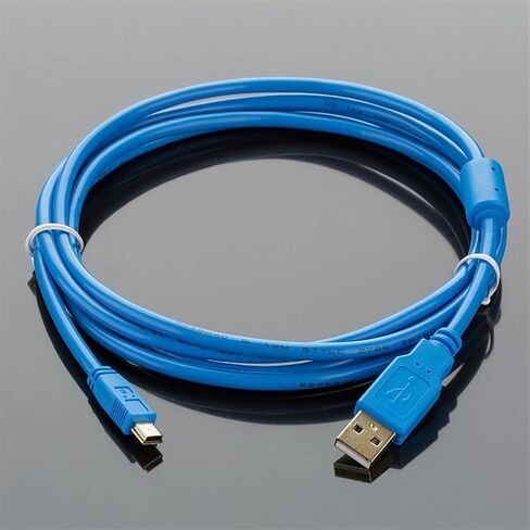 كابل برمجة USB-Q مناسب لسلسلة Q USB-Q06UDEH Q03UDE كابل تنزيل USB إلى منفذ صغير (USB-Q (أزرق)، 2 متر) in Kuwait