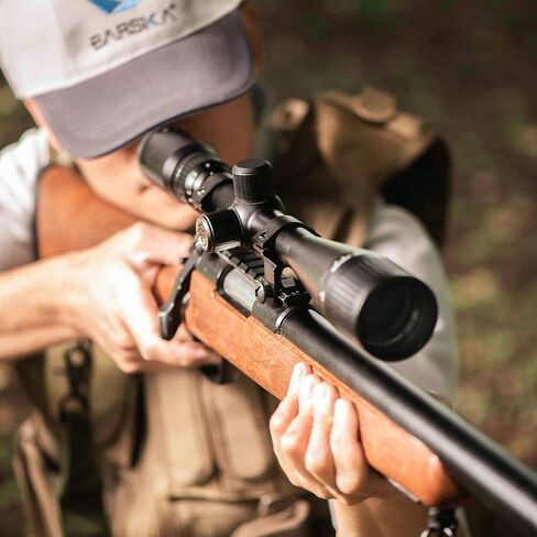 Varmint Crosshair Reticle Precision Riflescope with Adjustable Objective & Fully-Multi Coated Optics for Accurate Long-Range Shooting Hunting in Saudi Arabia