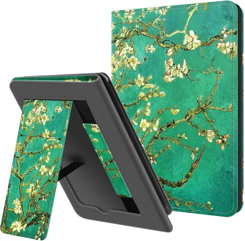 حافظة Ayotu لجهاز Kindle Paperwhite الجيل الحادي عشر 2021 مقاس 6.8 بوصة وإصدار Kindle Paperwhite Signature Edition، غطاء قماش مع تنبيه/غفو تلقائي، أزرق in Kuwait