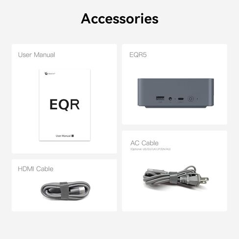 كمبيوتر صغير Beelink AI SER9 مع كمبيوتر صغير AMD Ryzen AI 9 HX 370 (12C/24T، حتى 5.1 جيجاهرتز)، 32 جيجابايت LPDDR5X 1 تيرابايت PCIe4.0 x4 SSD، AI PC 4K UHD شاشة ثلاثية HDMI/DP1.4/USB4/MIC/ مكبرات الصوت/واي فاي 6/BT5.2/2.5 جيجابت في الثانية in Kuwait