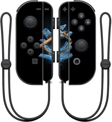 MightySkins Skin Compatible with Nintendo Joy-Con Controller - Hockey Monster | Protective, Durable, and Unique Vinyl Decal wrap Cover | Easy to Apply, Remove, and Change Styles | Made in The USA in Saudi Arabia