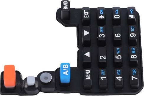 10PCS Numeric Keypad Keyboard for 5R 5RA 5RC 5RE Series Radio, Silicone Material, Two Way Radio Accessory, Repair or Replacement Parts in Saudi Arabia