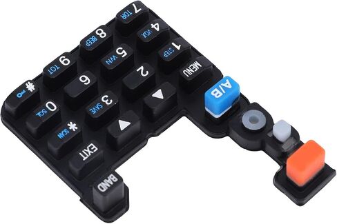 10PCS Numeric Keypad Keyboard for 5R 5RA 5RC 5RE Series Radio, Silicone Material, Two Way Radio Accessory, Repair or Replacement Parts in Saudi Arabia