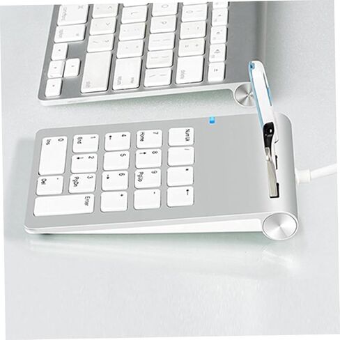 لوحة مفاتيح رقمية USB ميكانيكية، لوحة أرقام سلكية مع منفذ USB، سبيكة زنك فضية لأجهزة الكمبيوتر المحمول المكتبية المتوافقة مع نظام التشغيل Windows Xp in Saudi Arabia