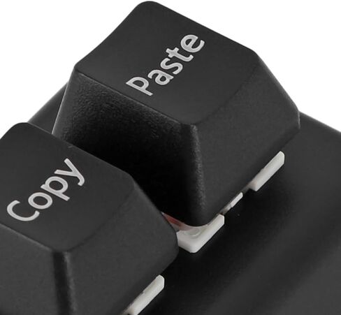 Programmable Keypad 2 Keys Copy Paste Shortcut Red Switch USB C Connection Mini Mechanical Keypad for Gaming Office Media in Saudi Arabia