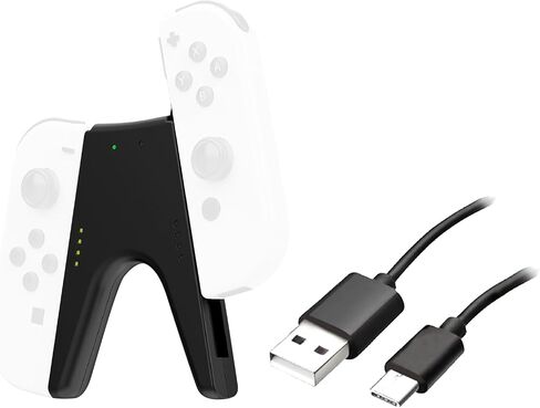 V Shape Charging Grip with Type-C Charging Cable for Switch Controller in Saudi Arabia