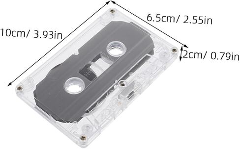 DOITOOL 16pcs Blank Audio Tapes Recordable Cassette Tapes for Music Lectures and DIY Projects Transparent Case for Easy Organization in Saudi Arabia