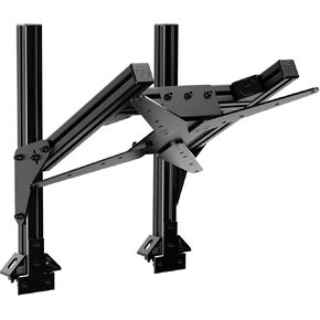 Trak Racer Black Aluminium Quad Dual Overhead Monitor Stand Add On with Adjustable VESA Mount Perfect for 2nd or 4th Monitor Setup in Sim Racing & Flight Simulation in Saudi Arabia