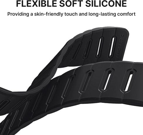 Bandletic Reversible Magnetic Band Compatible with Apple Watch Series 11 10 9 8 7 6 5 4 Ultra 3/2/1 SE for Men, Double Sided Wearable Silicone Strap for iWatch 49mm 46mm 45mm 44mm 42mm 41mm 40mm 38mm in Saudi Arabia