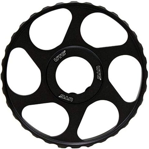Leapers SCP-SW100BL Inc., UTG Side Wheel Add-On for Bubble Levelerx 40mm, 100mm, black in Saudi Arabia
