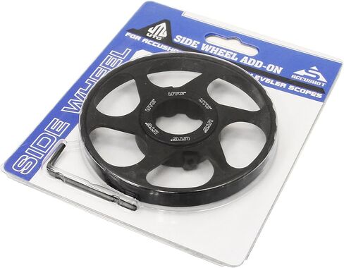 Leapers SCP-SW100BL Inc., UTG Side Wheel Add-On for Bubble Levelerx 40mm, 100mm, black in Saudi Arabia