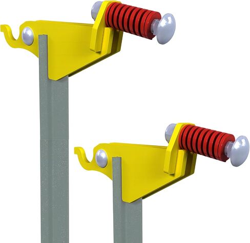 Atflbox Made of AR500 Steel Gong Hook and RecoilSpring Combo, T Post Target Hanger for AR500 Targets, Torso Silhouette Targets Conversion Adapter for Outdooor Shooting Practice in Saudi Arabia