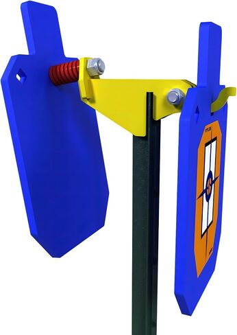 Atflbox Made of AR500 Steel Gong Hook and RecoilSpring Combo, T Post Target Hanger for AR500 Targets, Torso Silhouette Targets Conversion Adapter for Outdooor Shooting Practice in Saudi Arabia