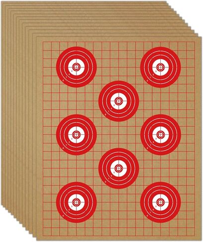 KNINE OUTDOORS Cardboard Target for Shooting Paper Shooting Targets Silhouette Targets for Shooting 13" X 16", Torso Paper Targets, Double-Sided, ISPC/USPSA/IDPA in Saudi Arabia