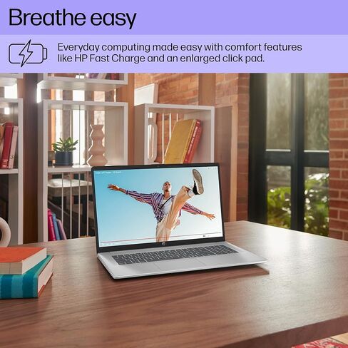 كمبيوتر محمول HP Flagship 17 بوصة تعمل باللمس 2025، AMD Ryzen 5 7430U (حتى 4.3 جيجا هرتز)، شاشة لمس مضادة للتوهج 17.3 بوصة، ذاكرة الوصول العشوائي 32 جيجابايت، 1 تيرابايت SSD، بلوتوث 5.4، Copilot AI، شحن سريع، Windows 11 Pro in Saudi Arabia