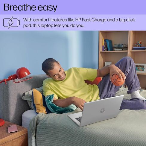 كمبيوتر محمول HP 17 Business، كمبيوتر محمول عالي الدقة مقاس 17.3 بوصة، MS Office 2024 مدى الحياة، Copilot AI، وحدة معالجة مركزية Intel i3 ثمانية النواة، ذاكرة وصول عشوائي 16 جيجابايت، تخزين 1 تيرابايت (500 جيجابايت SSD + 500 جيجابايت تحويلة)، Wi-Fi 6، Hub in Kuwait