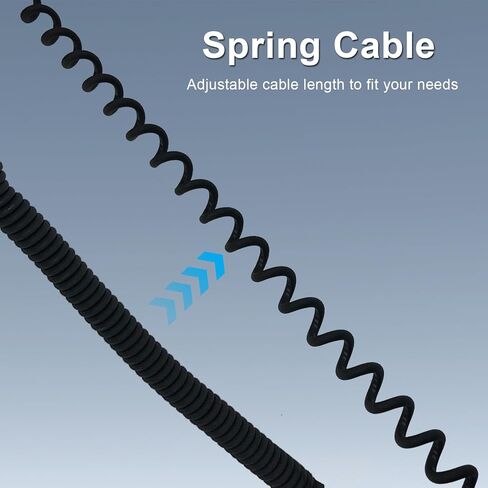 كابل صوت بديل متوافق مع سماعات Marshall Action II Stanmore II Stockwell Woburn II اللاسلكية 3.5 مم ذكر إلى ذكر سلك جاك ستيريو 2 قدم (أسود) in Kuwait