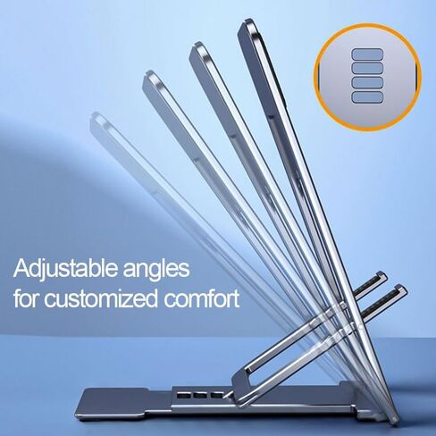 حامل هاتف، حامل هاتف مكتبي قابل للطي وقابل للتعديل لأجهزة iPhone 16 15 14 13 12 11 Pro Max XR XS وأجهزة 4.5-15 بوصة، حاملات محمولة خفيفة الوزن للأماكن الداخلية والخارجية، أسود in Saudi Arabia