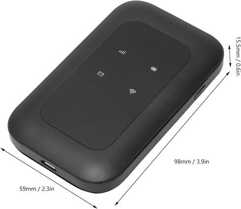 VBESTLIFE 4G LTE Mobile WiFi Router with SIM Card Slot, Unlocked 150Mbps Portable Hotspot Device for Travel, Wireless Internet Modem, 2100mAh in Saudi Arabia