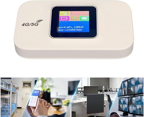 VBESTLIFE 4G LTE Mobile WiFi Router with SIM Card Slot, Unlocked 150Mbps Portable Travel Hotspot Device, Wireless Internet Modem, 3000mAh, 10 Users in Saudi Arabia