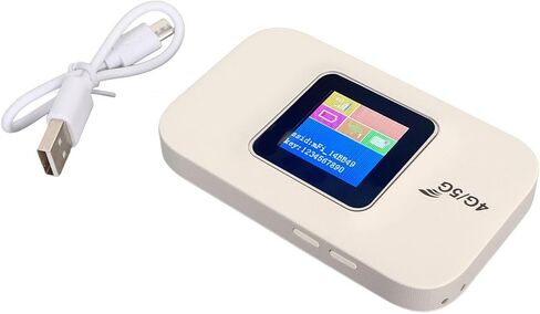 VBESTLIFE 4G LTE Mobile WiFi Router with SIM Card Slot, Unlocked 150Mbps Portable Travel Hotspot Device, Wireless Internet Modem, 3000mAh, 10 Users in Saudi Arabia