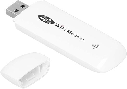 Keenso 4G LTE TDD FDD WiFi Modem Dongle مع فتحة بطاقة SIM - التوصيل والتشغيل لـ /7/8/10، راوتر لاسلكي صغير لواي فاي السيارة - مؤشر حالة LED، مناسب لجميع الأجهزة in Saudi Arabia